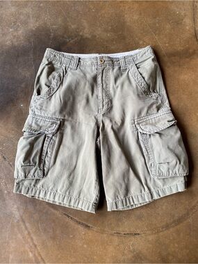 VTG 90s Cherokee Distressed Faded Cargo Army Military Shorts